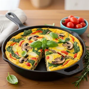 Wholesome Keto Veggie Frittata: Low-Carb Breakfast Delight