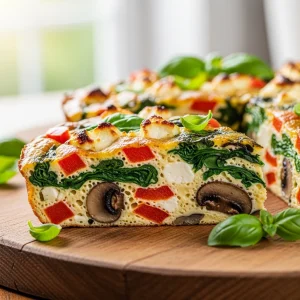 Wholesome Keto Veggie Frittata: Low-Carb Breakfast Delight