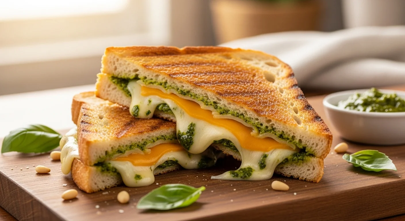 Savor the Flavor: How to Make Irresistible Pesto Grilled Cheese