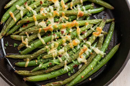 Crunchy Roasted Parmesan Green Beans: A Savory Delight