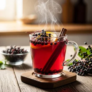 Elderberry Hot Tea: A Healing Sip of Nature's Warmth