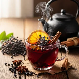 Elderberry Hot Tea: A Healing Sip of Nature's Warmth