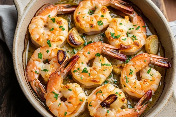 Irresistible Garlic Parmesan Baked Shrimp Recipe Unveiled