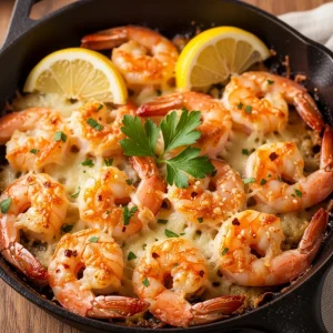 Irresistible Garlic Parmesan Baked Shrimp Recipe Unveiled
