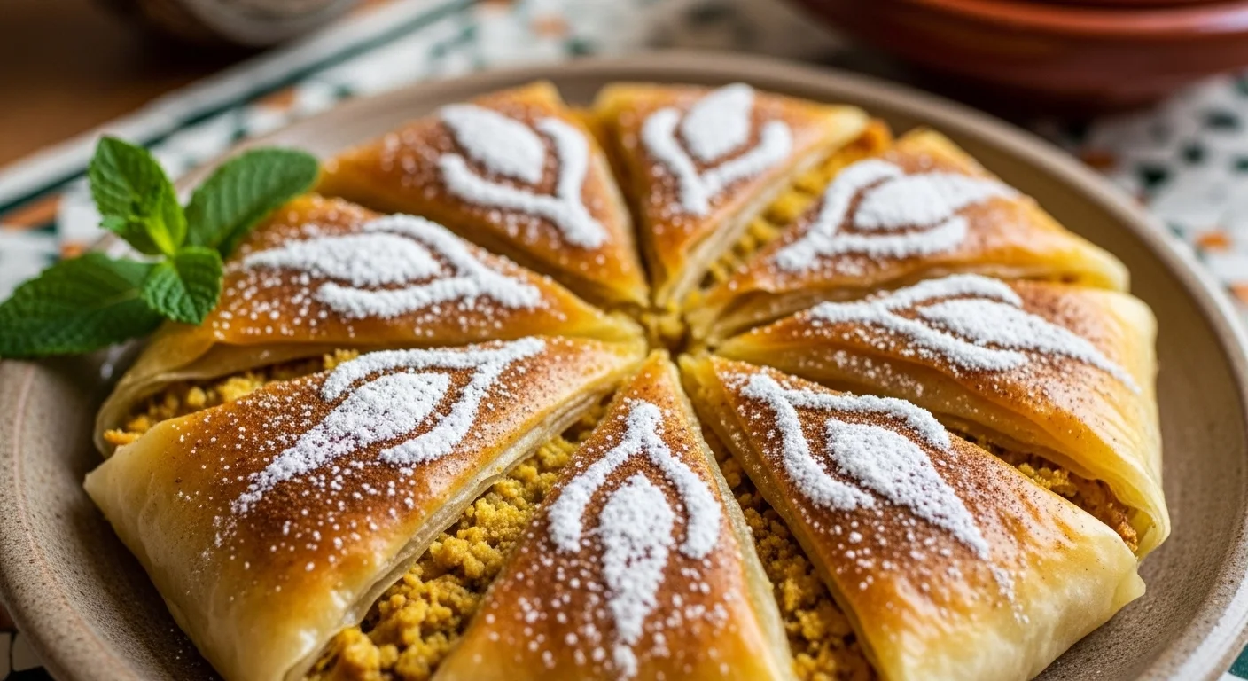 Moroccan Bastilla: A Crispy Symphony of Sweet & Savory