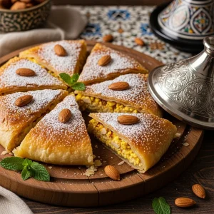 Moroccan Bastilla: A Crispy Symphony of Sweet & Savory