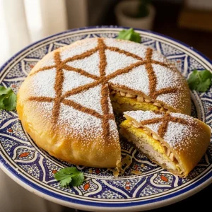 Moroccan Bastilla: A Crispy Symphony of Sweet & Savory