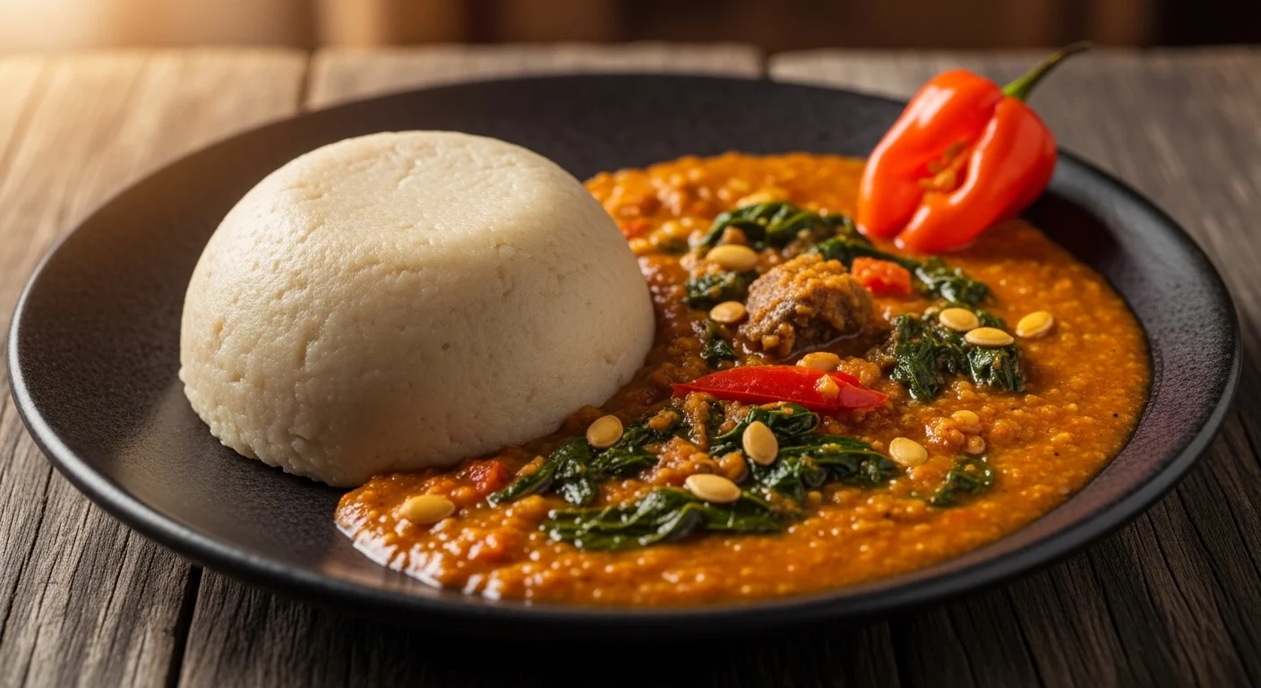 Pounded Yam & Egusi Soup: A Classic West African Delight