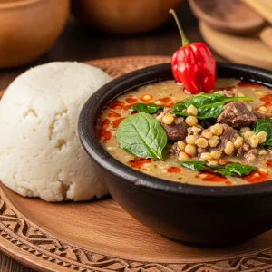 Pounded Yam & Egusi Soup: A Classic West African Delight