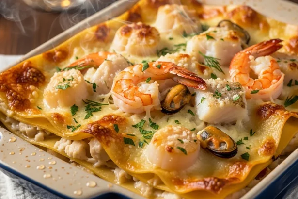 Savor the Sea: Cozy Seafood Lasagna Recipe for Dinner