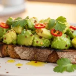 Spice Up Your Toast: Smashed Avocado with Chili Flakes