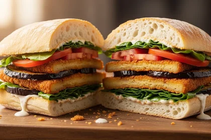 Crispy Fried Eggplant Sandwich: A Savory Delight Explained