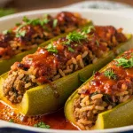 Kousa Mahshi: The Art of Stuffed Zucchini Delight