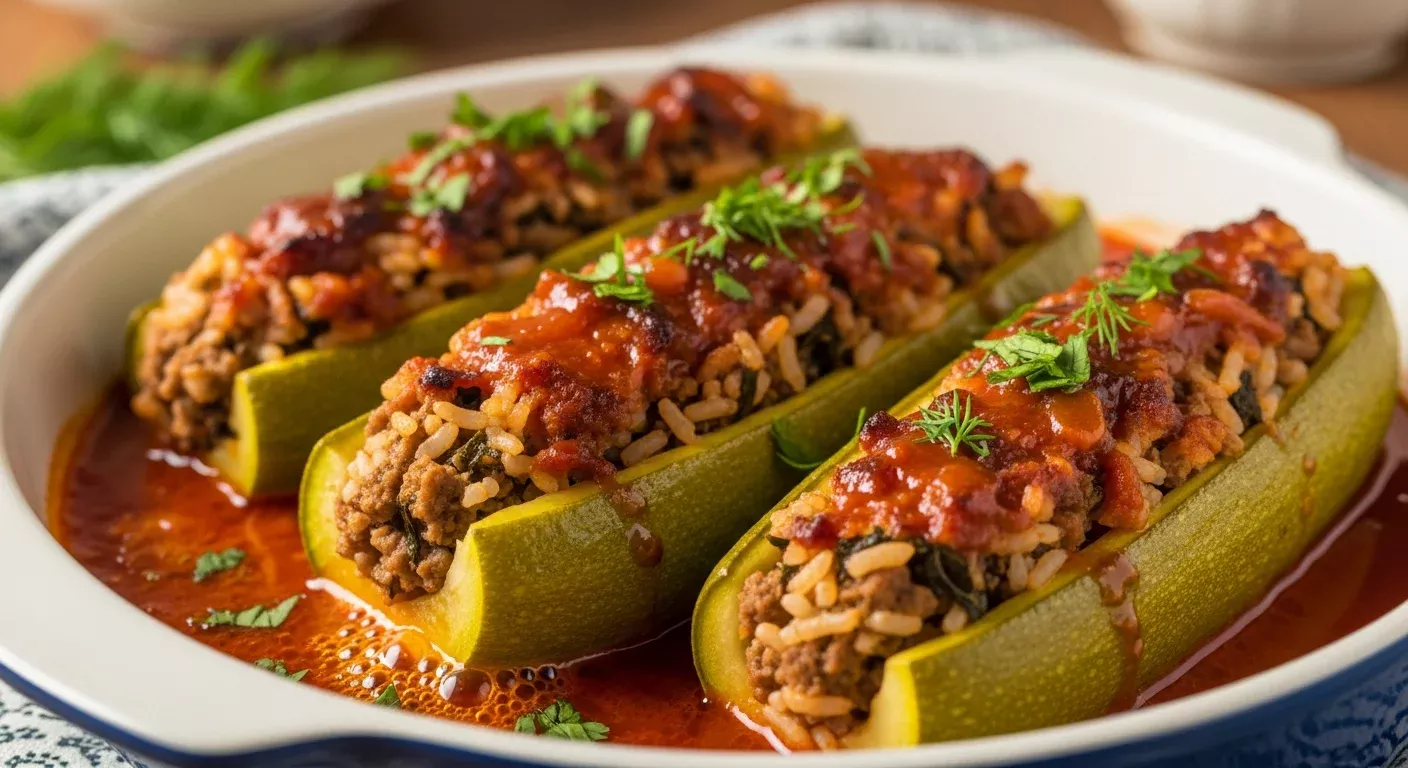 Kousa Mahshi: The Art of Stuffed Zucchini Delight