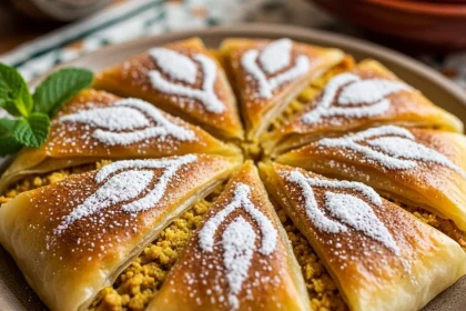 Moroccan Bastilla: A Crispy Symphony of Sweet & Savory