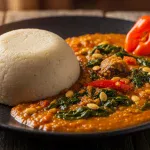 Pounded Yam & Egusi Soup: A Classic West African Delight