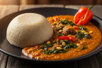 Pounded Yam & Egusi Soup: A Classic West African Delight
