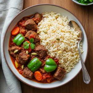 Savor Somali Beef Stew with Rice: A Flavorful Tradition